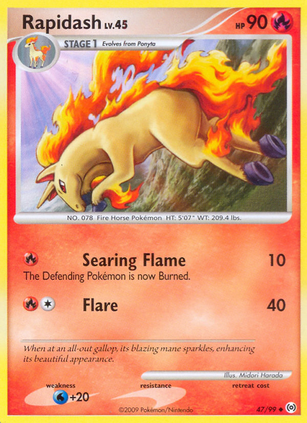 Rapidash (47/99) [Platinum: Arceus] | Exor Games Summserside