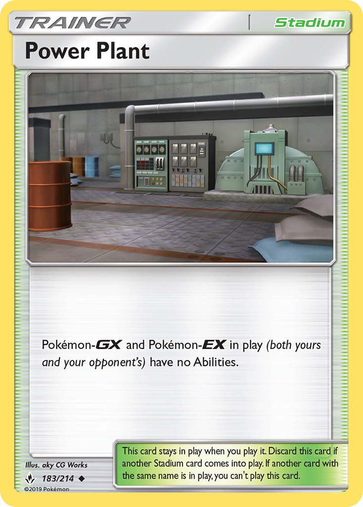 Power Plant (183/214) [Sun & Moon: Unbroken Bonds] | Exor Games Summserside