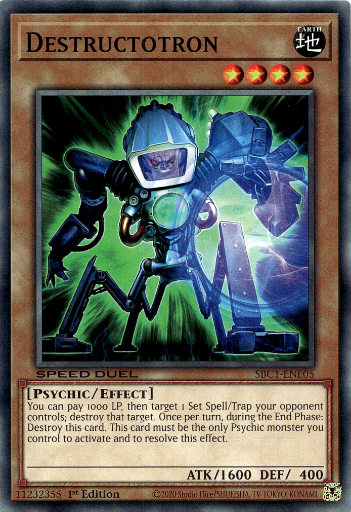 Destructotron [SBC1-ENE05] Common | Exor Games Summserside
