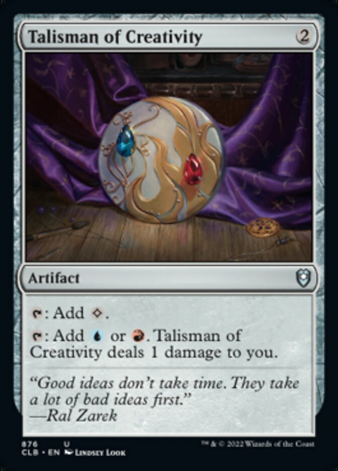 Talisman of Creativity [Commander Legends: Battle for Baldur's Gate] | Exor Games Summserside