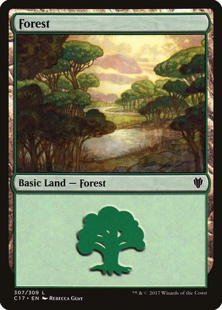 Forest (307) [Commander 2017] | Exor Games Summserside