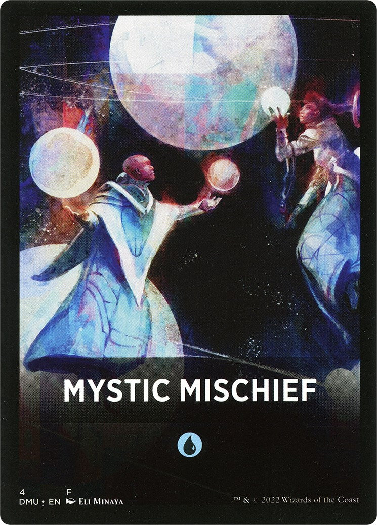 Mystic Mischief Theme Card [Dominaria United Tokens] | Exor Games Summserside