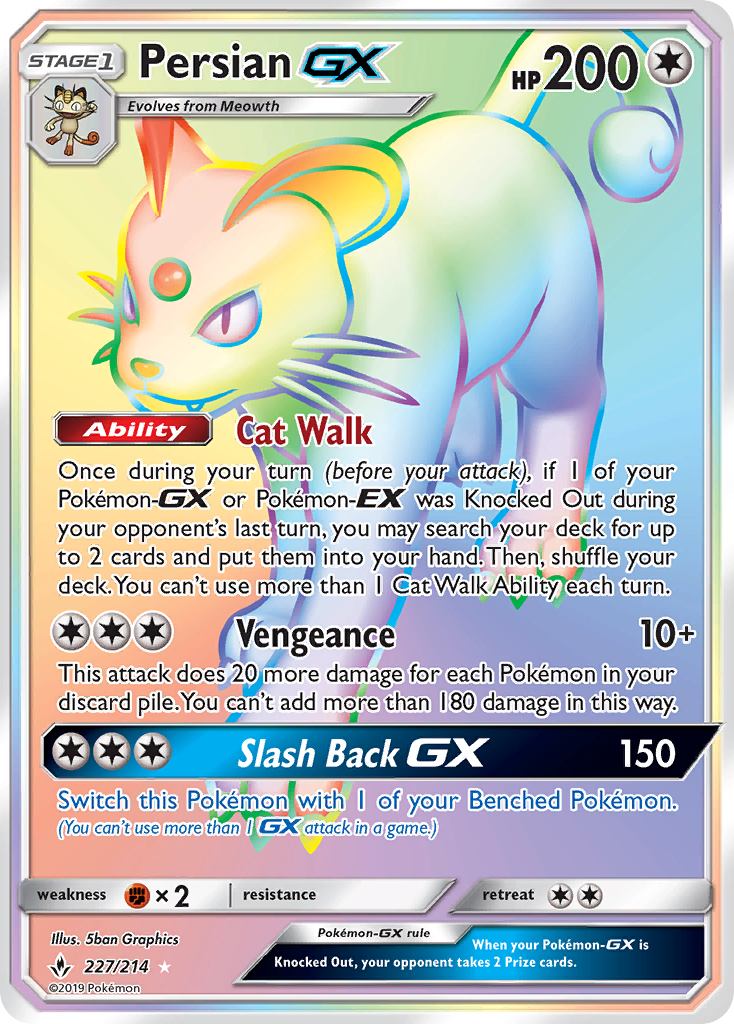 Persian GX (227/214) [Sun & Moon: Unbroken Bonds] | Exor Games Summserside