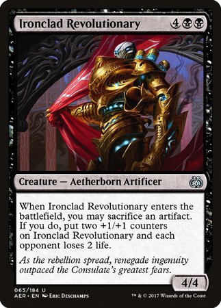 Ironclad Revolutionary [Aether Revolt] | Exor Games Summserside