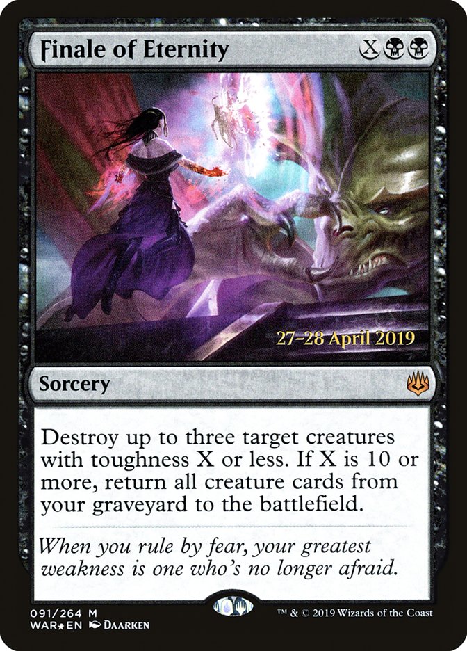 Finale of Eternity  [War of the Spark Prerelease Promos] | Exor Games Summserside