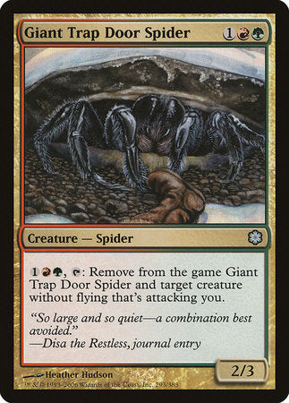 Giant Trap Door Spider [Coldsnap Theme Decks] | Exor Games Summserside