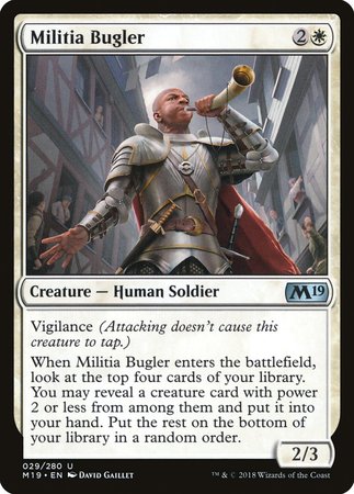 Militia Bugler [Core Set 2019] | Exor Games Summserside