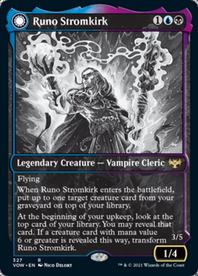 Runo Stromkirk // Krothuss, Lord of the Deep (Showcase Eternal Night) [Innistrad: Crimson Vow] | Exor Games Summserside