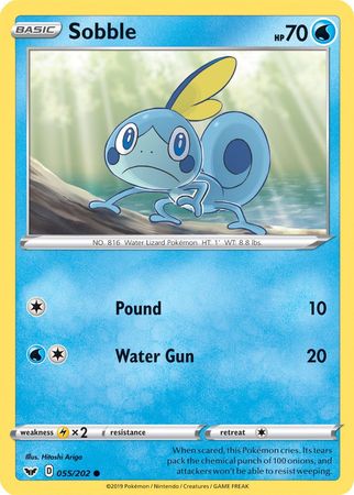 Sobble (055/202) (Premium Collection) [Sword & Shield: Base Set] | Exor Games Summserside