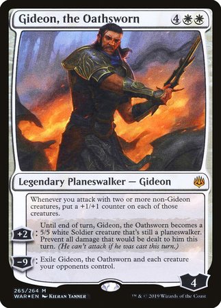 Gideon, the Oathsworn [War of the Spark] | Exor Games Summserside