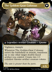 Tetzin, Gnome Champion // The Golden-Gear Colossus (Extended Art) [The Lost Caverns of Ixalan Commander] | Exor Games Summserside