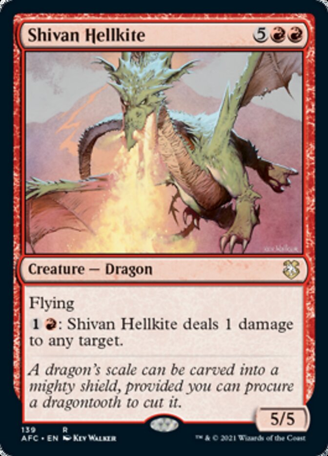 Shivan Hellkite [Dungeons & Dragons: Adventures in the Forgotten Realms Commander] | Exor Games Summserside