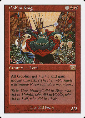 Goblin King [Classic Sixth Edition] | Exor Games Summserside