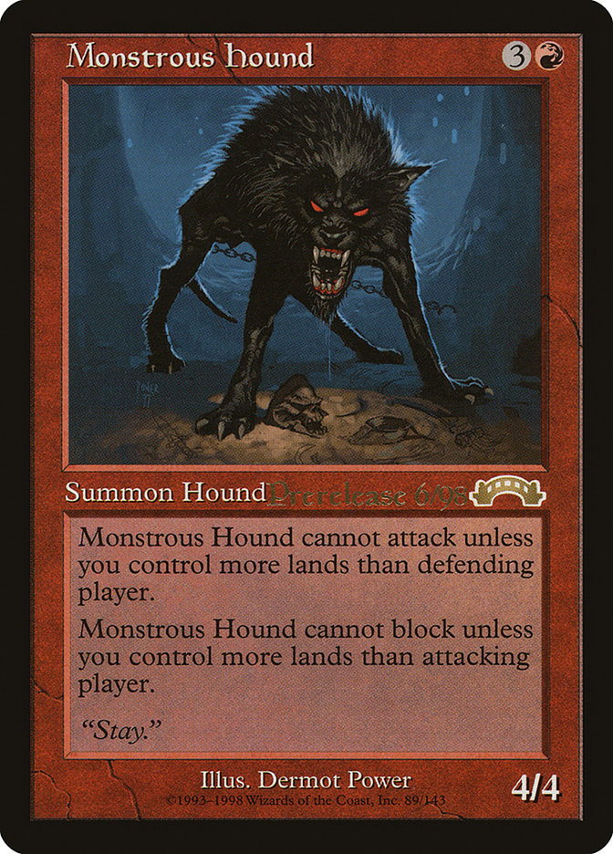 Monstrous Hound [Exodus Promos] | Exor Games Summserside