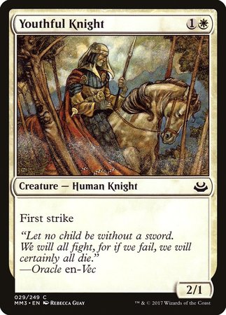 Youthful Knight [Modern Masters 2017] | Exor Games Summserside