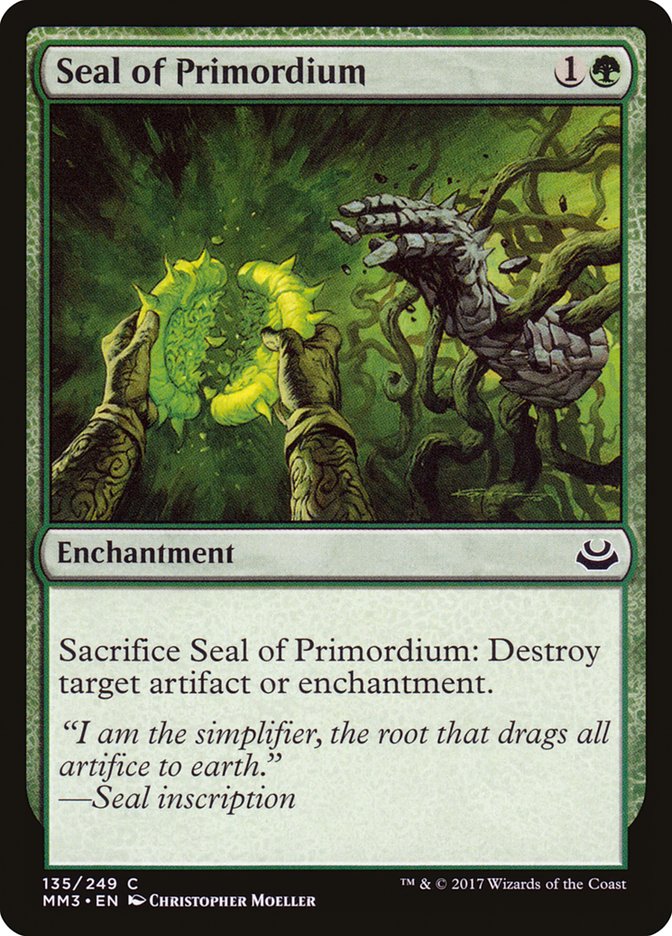 Seal of Primordium [Modern Masters 2017] | Exor Games Summserside