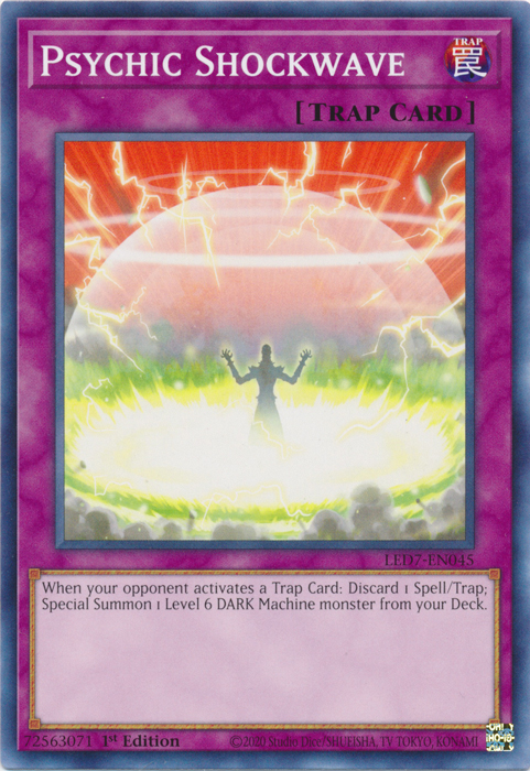 Psychic Shockwave [LED7-EN045] Common | Exor Games Summserside