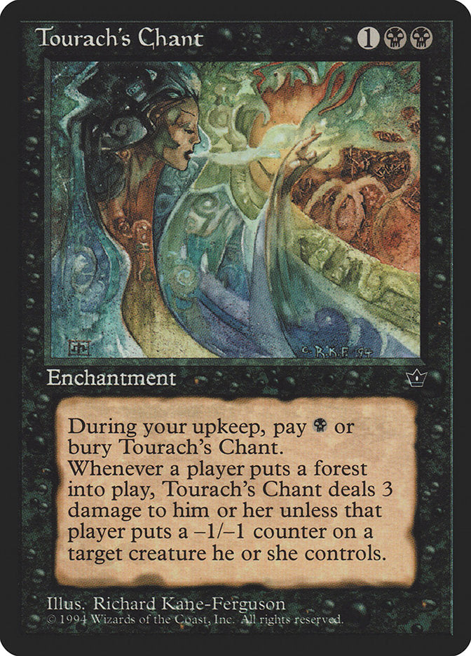 Tourach's Chant [Fallen Empires] | Exor Games Summserside