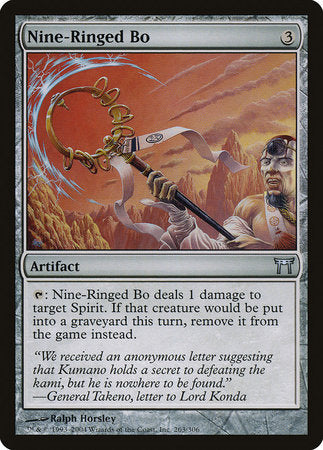 Nine-Ringed Bo [Champions of Kamigawa] | Exor Games Summserside