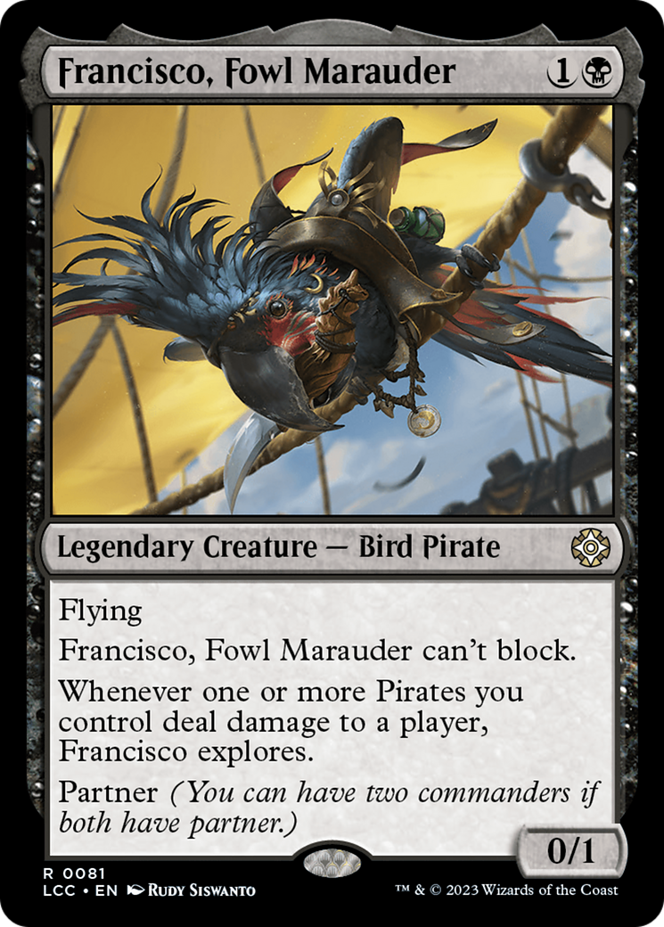 Francisco, Fowl Marauder [The Lost Caverns of Ixalan Commander] | Exor Games Summserside