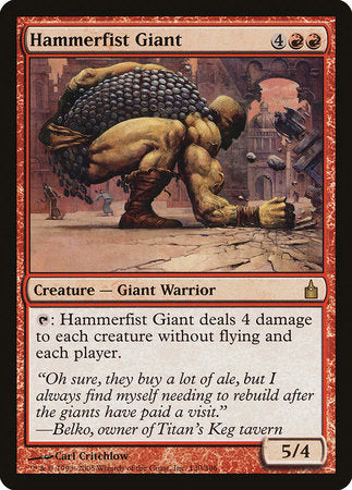 Hammerfist Giant [Ravnica: City of Guilds] | Exor Games Summserside