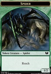 Spider // Wolf Double-Sided Token [Commander 2015 Tokens] | Exor Games Summserside