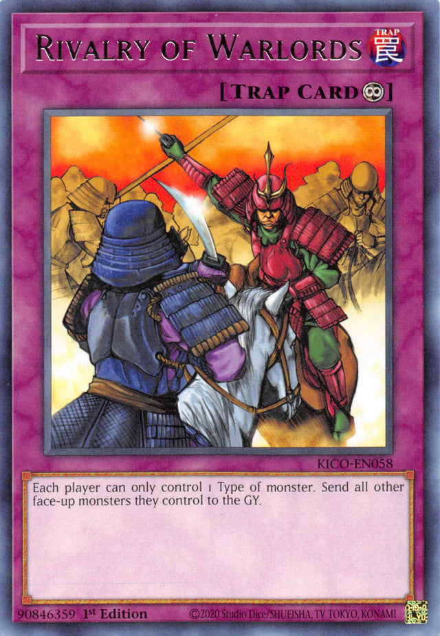 Rivalry of Warlords [KICO-EN058] Rare | Exor Games Summserside