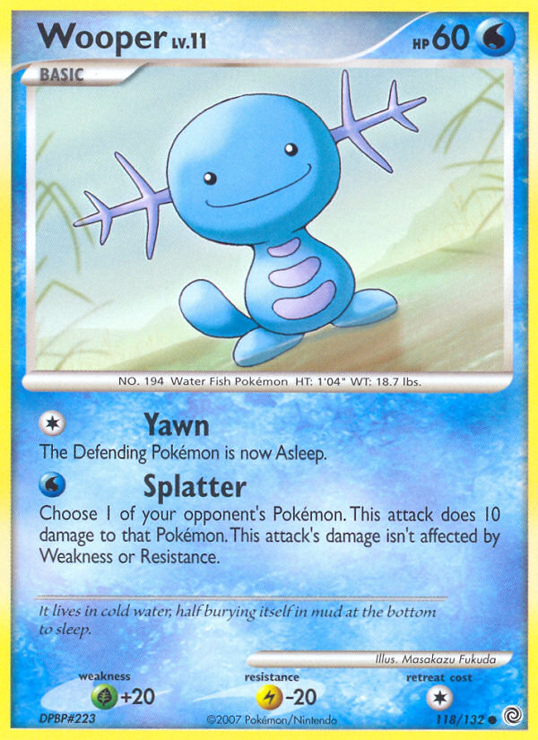 Wooper (118/132) [Diamond & Pearl: Secret Wonders] | Exor Games Summserside