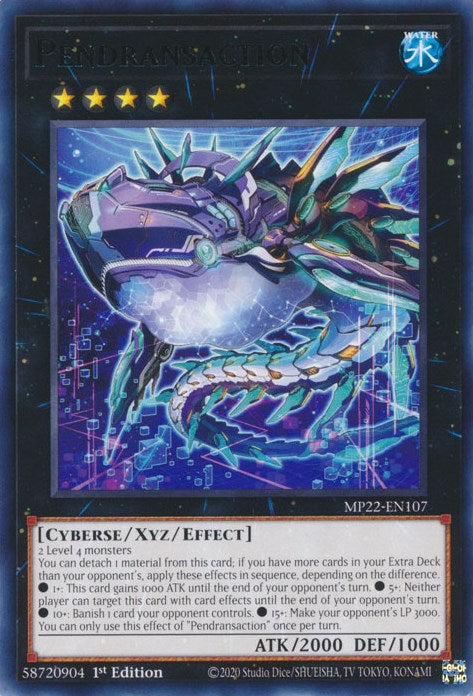 Pendransaction [MP22-EN107] Rare | Exor Games Summserside