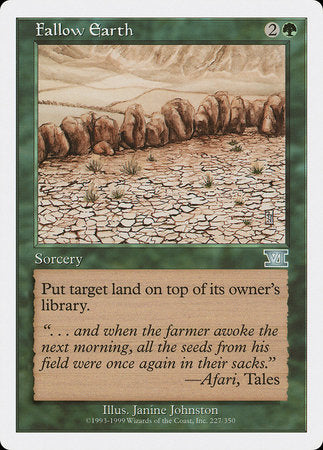 Fallow Earth [Classic Sixth Edition] | Exor Games Summserside