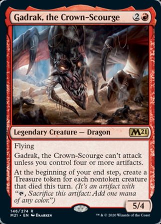 Gadrak, the Crown-Scourge [Core Set 2021] | Exor Games Summserside