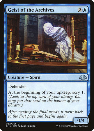 Geist of the Archives [Eldritch Moon] | Exor Games Summserside