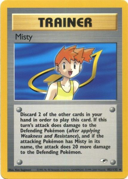 Misty (102/132) [Gym Heroes Unlimited] | Exor Games Summserside