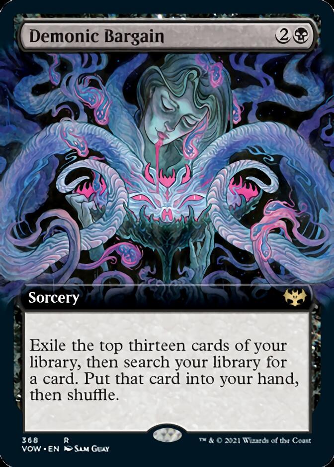Demonic Bargain (Extended) [Innistrad: Crimson Vow] | Exor Games Summserside