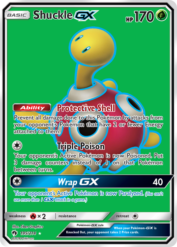 Shuckle GX (195/214) [Sun & Moon: Lost Thunder] | Exor Games Summserside