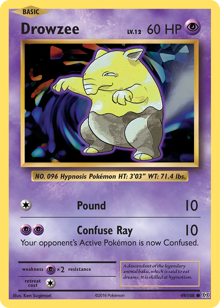 Drowzee (49/108) [XY: Evolutions] | Exor Games Summserside