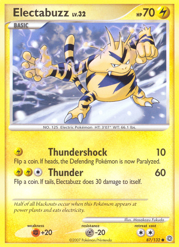 Electabuzz (87/132) [Diamond & Pearl: Secret Wonders] | Exor Games Summserside