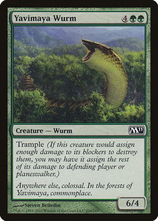 Yavimaya Wurm [Magic 2011] | Exor Games Summserside