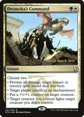 Dromoka's Command [Dragons of Tarkir Promos] | Exor Games Summserside