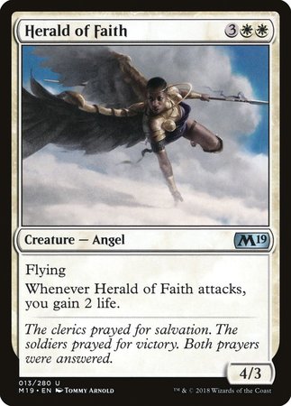 Herald of Faith [Core Set 2019] | Exor Games Summserside