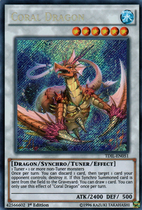 Coral Dragon [TDIL-EN051] Secret Rare | Exor Games Summserside