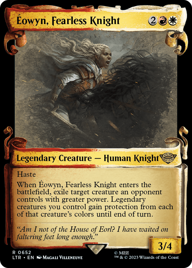 Eowyn, Fearless Knight [The Lord of the Rings: Tales of Middle-Earth Showcase Scrolls] | Exor Games Summserside