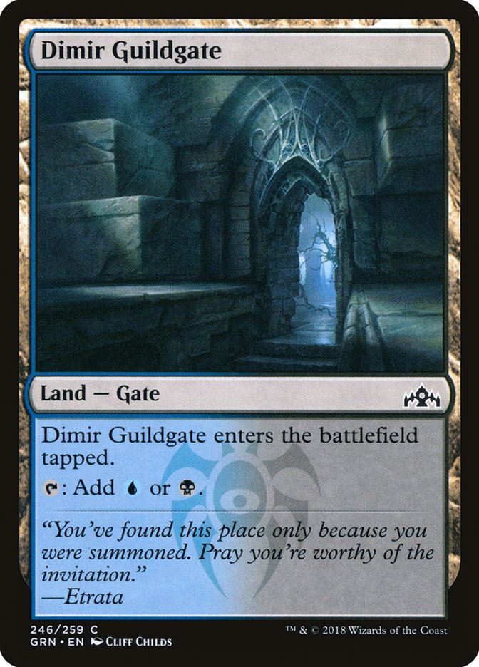 Dimir Guildgate (246/259) [Guilds of Ravnica] | Exor Games Summserside