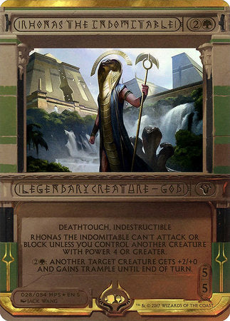 Rhonas the Indomitable [Amonkhet Invocations] | Exor Games Summserside