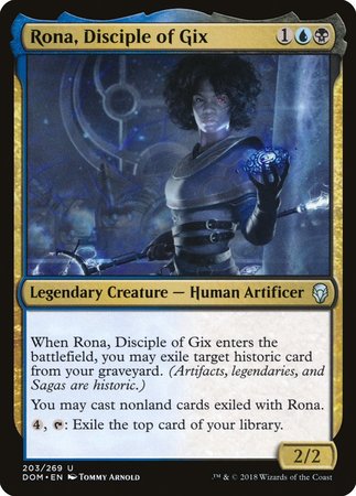 Rona, Disciple of Gix [Dominaria] | Exor Games Summserside