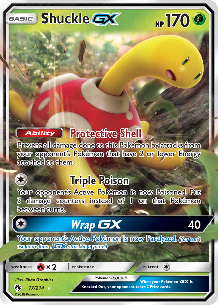 Shuckle GX (17/214) [Sun & Moon: Lost Thunder] | Exor Games Summserside