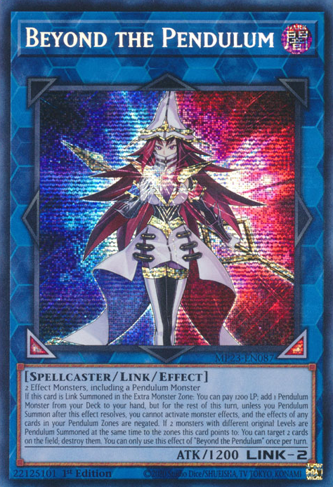 Beyond the Pendulum [MP23-EN087] Prismatic Secret Rare | Exor Games Summserside