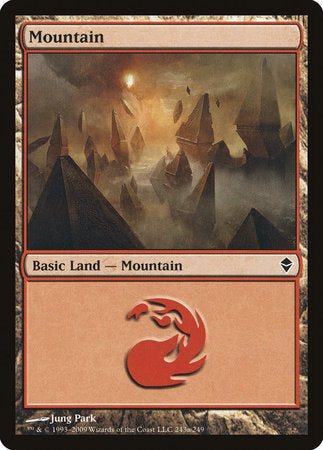 Mountain (243a) [Zendikar] | Exor Games Summserside