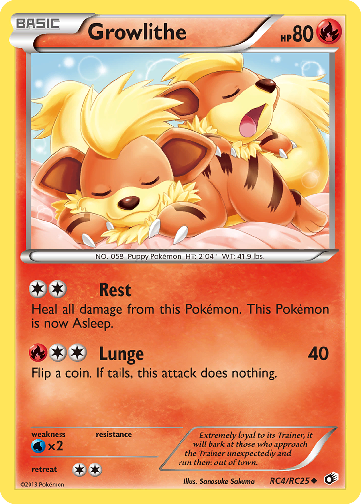 Growlithe (RC4/RC25) [Black & White: Legendary Treasures] | Exor Games Summserside