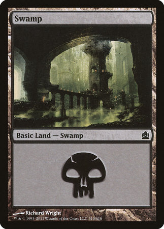 Swamp (310) [Commander 2011] | Exor Games Summserside